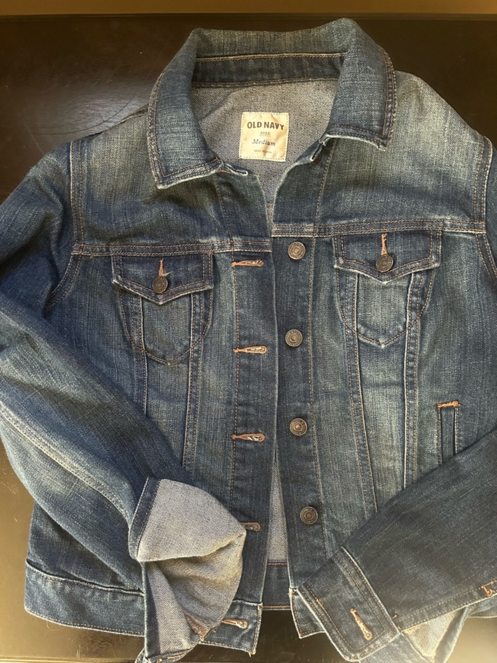 Old Navy Blue Denim Trucker Jacket